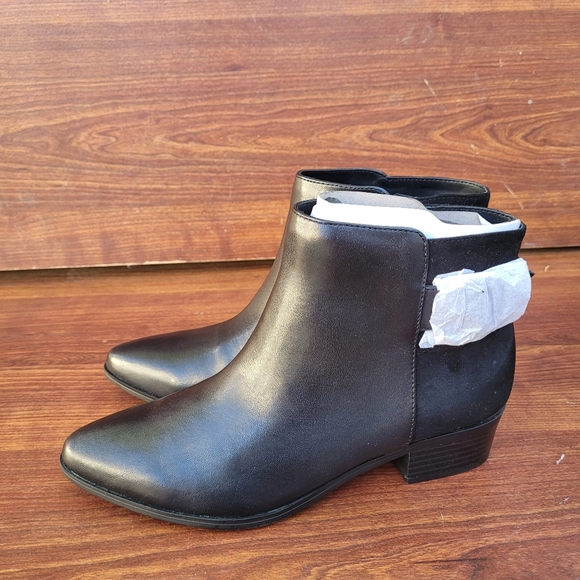 New Alfani Oakleyy Black Ankle Boots Women's Size 6 - Picture 12 of 16